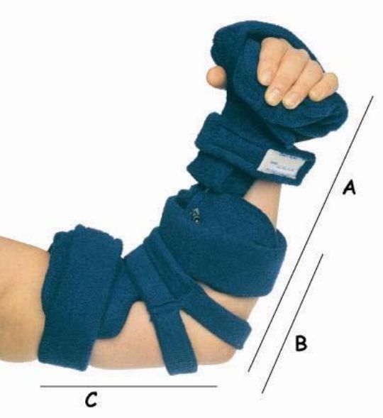 Comfy Splints Pediatric Elbow Full Hand Combo Orthosis